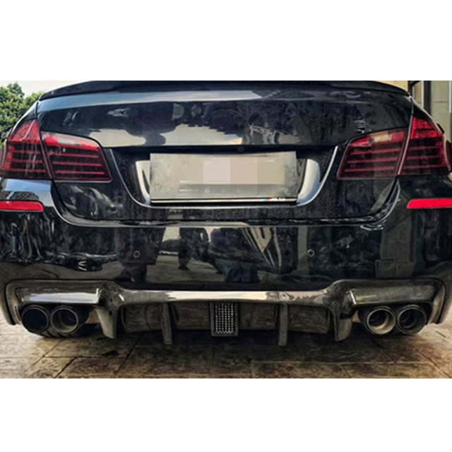 F10 M5 Carbon Fiber LED Rear Diffuser