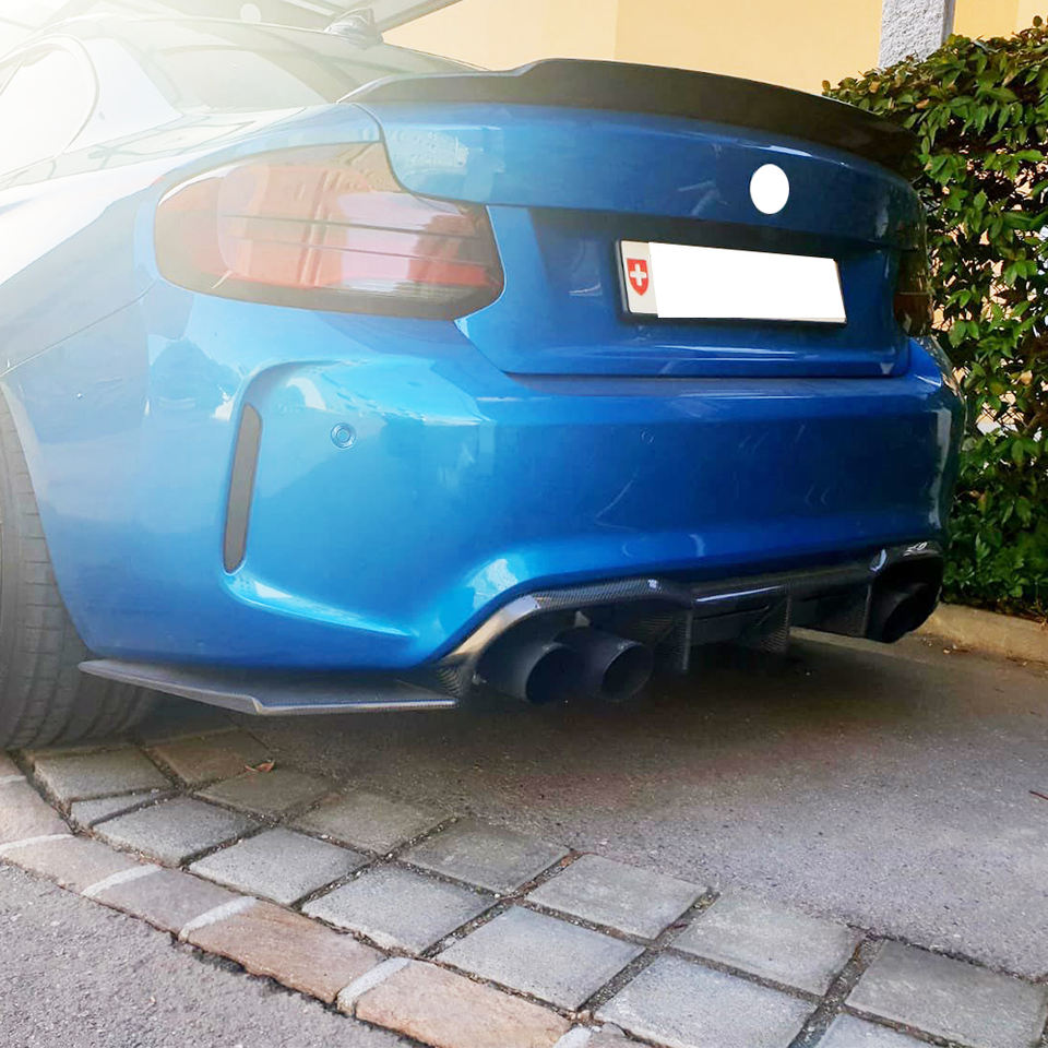 F87 M2 Carbon Fiber Rear Diffuser