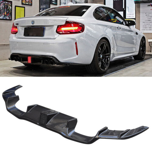 F87 M2 Carbon Fiber LED Rear Diffuser